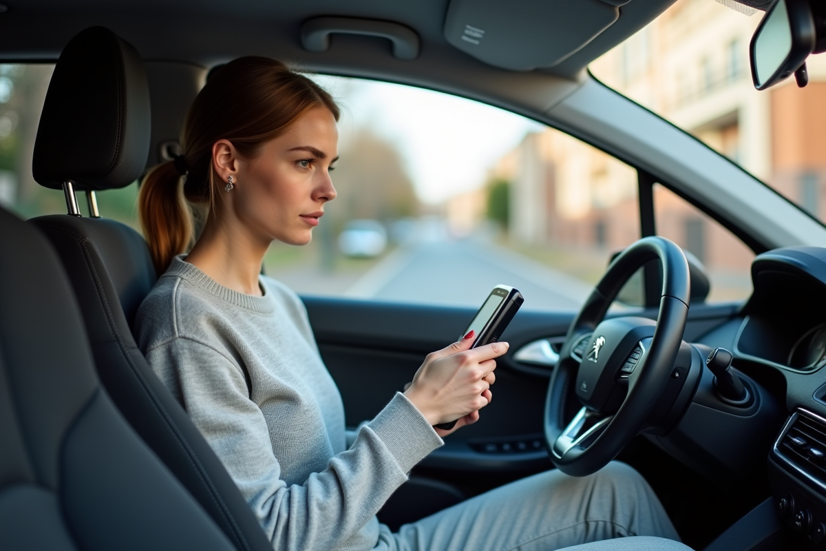 Femme utilisant un scanner dans l