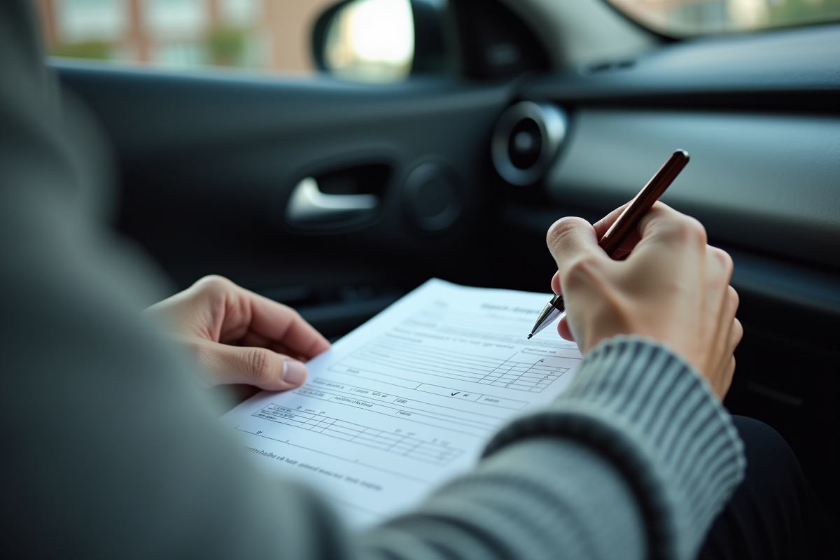 Détails des mains tenant un rapport d